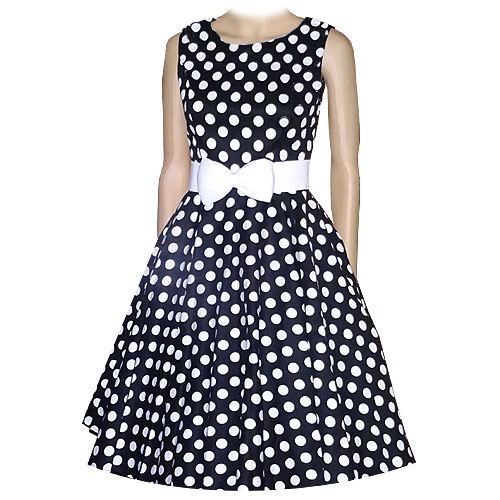 Rhiannon Lee Dress - Black and White Polka Dot Rhiannon Lee Dress - Black and White Polka Dot